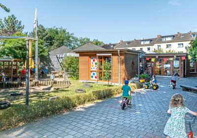 Evangelischer Kindergarten Gebäude in der Dariusstraße