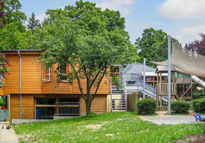 Evangelischer Kindergarten Gebäude in der Dariusstraße