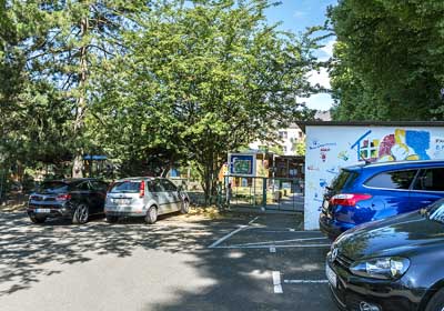 Evangelischer Kindergarten Gebäude in der Dariusstraße